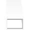 Ekena Millwork 5 1/2-in. W x 10-in. D x 10-in. H Balboa Architectural Grade PVC Knee Brace BRCP055X10X10BOA - alternate 4